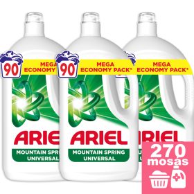    INGYENES SZÁLLÍTÁS - Ariel Mountain Spring folyékony mosószer 3x3,87L [258 mosás]