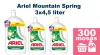 INGYENES SZÁLLÍTÁS - Ariel Mountain Spring folyékony mosószer 3x4,5L [300 mosás] - GIGA csomag