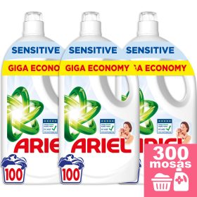 Ariel Sensitive folyékony mosószer 3x4,5L [300 mosás]