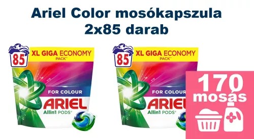 Ariel Color mosókapszula 2x85 db [170 mosás]