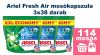 Ariel Fresh Air mosókapszula 3x38 db [114 mosás]