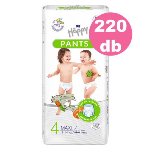 Bella Happy Pants 4-es bugyipelenka, 8-14 kg, 220 db