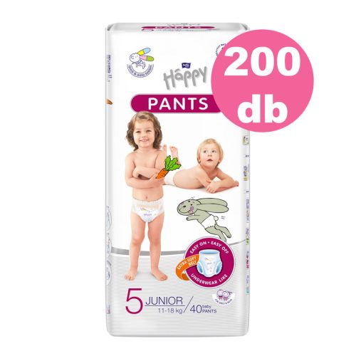 Bella Happy Pants 5-ös bugyipelenka, 11-18 kg, 200 db
