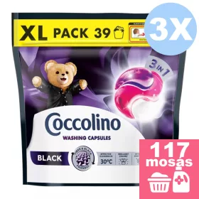   Coccolino Black mosókapszula fekete ruhákhoz 3x39 db XL [117 mosás]