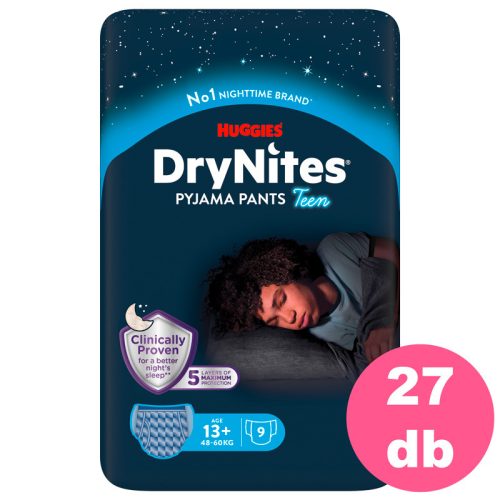 Huggies DryNites 13+ éves fiú, 3x9 db - HAVI pelenkacsomag