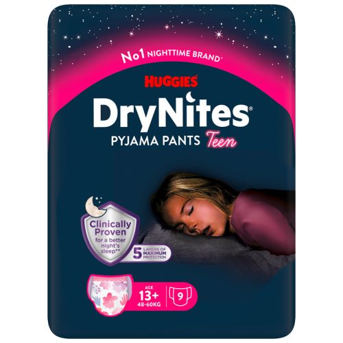 Huggies DryNites 13+ éves lány, 9db