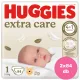 Huggies Extra Care 1-es pelenka 2-5 kg, 168 (2x84) db - HAVI pelenkacsomag