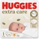 Huggies Extra Care 1-es pelenka 2-5 kg, 84 db