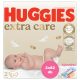 Huggies Extra Care 2-es pelenka 3-6 kg, 164 (2x82) db - HAVI pelenkacsomag + AJÁNDÉK Huggies törlőkendő