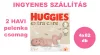  INGYENES SZÁLLÍTÁS - Huggies Extra Care 2-es pelenka 3-6 kg, 328 (4x82) db - 2 HAVI pelenkacsomag