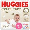 Huggies Extra Care 3-as pelenka 6-10 kg, 144 (2x72) db - HAVI pelenkacsomag + AJÁNDÉK Pure törlőkendő