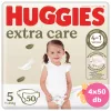  INGYENES SZÁLLÍTÁS - Huggies Extra Care 5-ös pelenka 11-25 kg, 200 (4x50) db - 2 HAVI pelenkacsomag