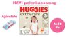 Huggies Extra Care 5-ös pelenka 11-25 kg, 200 (4x50) db - 2 HAVI pelenkacsomag + AJÁNDÉK Pure törlőkendő