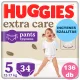 INGYENES SZÁLLÍTÁS - Huggies Extra Care Pants 5-ös bugyipelenka 12-17kg, 4x34db - HAVI PELENKACSOMAG
