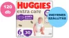  INGYENES SZÁLLÍTÁS - Huggies Extra Care Pants 6-os bugyipelenka 15-25kg, 4x30db - HAVI PELENKACSOMAG