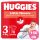 Huggies Little Movers 3-as, 4-9 kg, 2x78 db - HAVI pelenkacsomag + AJÁNDÉK Pure törlőkendő