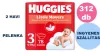  INGYENES SZÁLLÍTÁS - Huggies Little Movers 3-as, 4-9 kg, 4x78 db - 2 HAVI pelenkacsomag