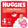 Huggies Little Movers 4-es, 7-18 kg, 2x66 db - HAVI pelenkacsomag