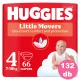 Huggies Little Movers 4-es, 7-18 kg, 2x66 db - HAVI pelenkacsomag