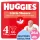  INGYENES SZÁLLÍTÁS - Huggies Little Movers 4-es, 7-18 kg, 4x66 db - 2 HAVI pelenkacsomag