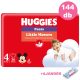 Huggies Little Movers Pants 4-es bugyipelenka 9-14kg, 4x36db - HAVI pelenkacsomag + AJÁNDÉK Pure törlőkendő
