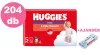  INGYENES SZÁLLÍTÁS - Huggies Little Movers Pants 5-ös bugyipelenka 12-17kg, 6x34db - HAVI pelenkacsomag + AJÁNDÉK Huggies törlőkendő