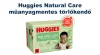 Huggies Natural Care műanyagmentes nedves törlőkendő  - 12x48 db