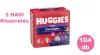 Huggies Overnight Pants 4-es éjszakai bugyipelenka 9-14 kg, 4x26 db