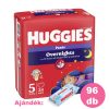 Huggies Overnight Pants 5-ös éjszakai bugyipelenka 12-17 kg, 4x24 db + AJÁNDÉK Pure törlőkendő