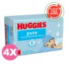 Huggies Pure műanyagmentes nedves törlőkendő  - 12x48 db