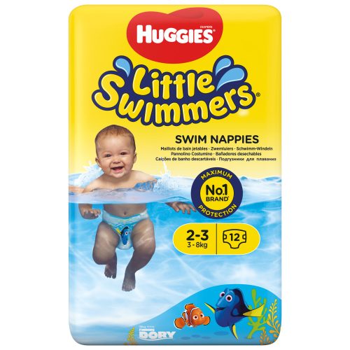 Huggies Little Swimmers úszópelenka, méret 2-3 (3-8 kg), 12 db