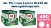 Jar Platinum Lemon Mosogatókapszula 2x240 db [480 db]