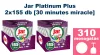 Jar Platinum Plus - 30 Minute Miracle - 2x155 db [310 db]