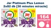  INGYENES SZÁLLÍTÁS - Jar Platinum Plus - 30 Minute Miracle Lemon - 2x82 db [164 db]
