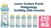 Lenor Cotton Fresh illatgyöngy 6x495g (240 mosás) - XL csomag