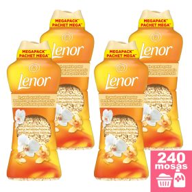   Lenor Gold Orchid & Vanilla illatgyöngy 4x735g (240 mosás) - XL csomag