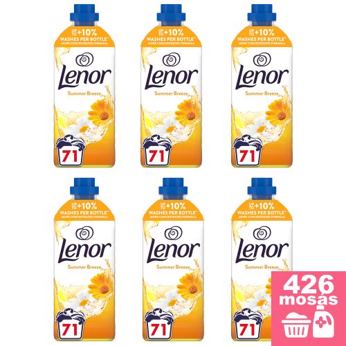 Lenor Summer Breeze öblítő 6x1,491 liter (426 mosás)