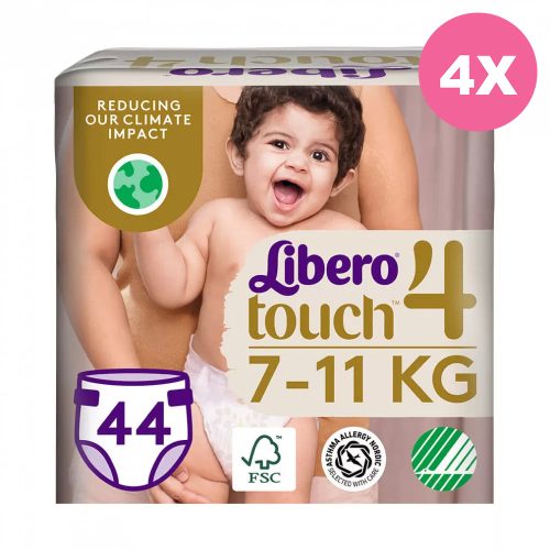 Libero Touch 4-es pelenka 7-11 kg, 176db - HAVI pelenkacsomag