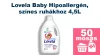 Lovela Baby Hipoallergén folyékony mosószer színes ruhákhoz 4,5L [50 mosás]
