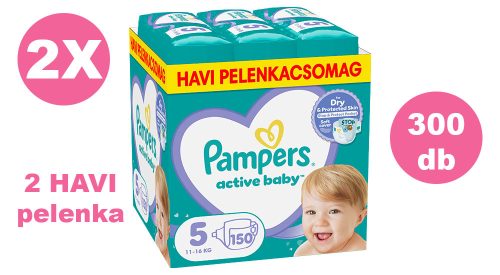 Pampers Active Baby 5, 2 havi pelenkacsomag