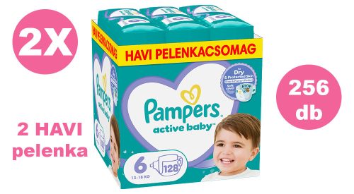 Pampers Active Baby 6, 2 havi pelencsa csomag