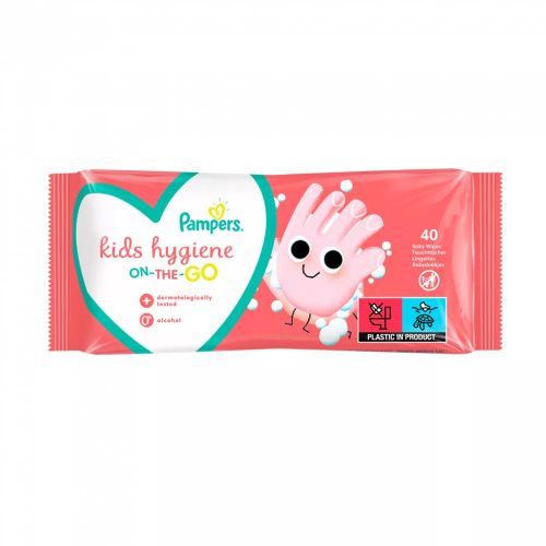 Pampers Kids Hygiene nedves törlőkendő - 40 db