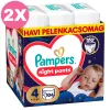 Pampers Night Pants 4 éjszakai pelenka, 9-15kg, 2x104 db - 2 HAVI pelenkacsomag