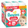 Pampers Pants 4 bugyipelenka, 9-15 kg, 186 db - HAVI pelenkacsomag