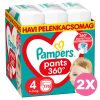 Pampers Pants 4-es bugyipelenka, 9-15 kg, 2x176 db - 2 HAVI pelenkacsomag