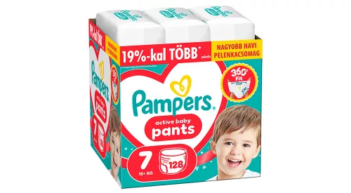 Pampers Pants 7 bugyipelenka, 15+ kg, 128 db - HAVI pelenkacsomag