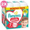 Pampers Pants 7-es bugyipelenka, 15+ kg, 2x114db - 2 HAVI Pelenkacsomag + AJÁNDÉK Mancs törölköző