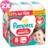  INGYENES SZÁLLÍTÁS - Pampers Pants 8 bugyipelenka, 17+ kg, 2x112 db - 2 HAVI pelenkacsomag