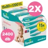 Pampers Sensitive nedves törlőkendő - 2x15x80 db