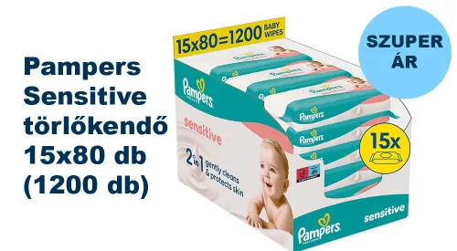 Pampers Sensitive törlőkendő